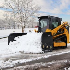 SNOW+PUSHER+ATTACHMENT+-+96%22+OSCILLATING+-+SKID+STEER